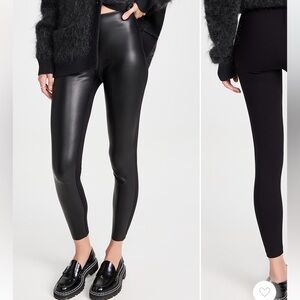 Wolford  estella Black  faux Leggings. Size 6